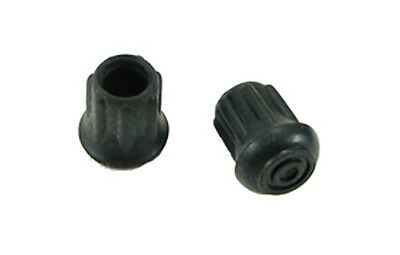 2 Pack Steel Reinforced  1/2" Rubber Tips- Cane, Crutch Or Chair Ctr-500-b