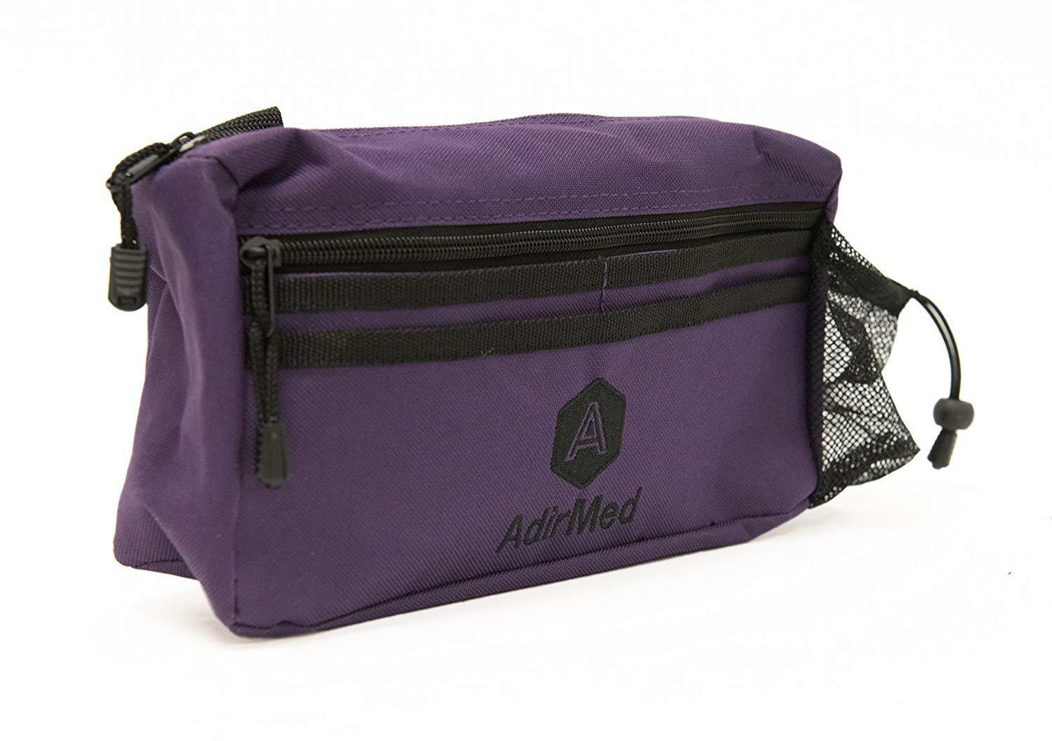 Adirmed Purple Wheelchair Walker Storage Pouch Rollator Bag Mobility Accessory