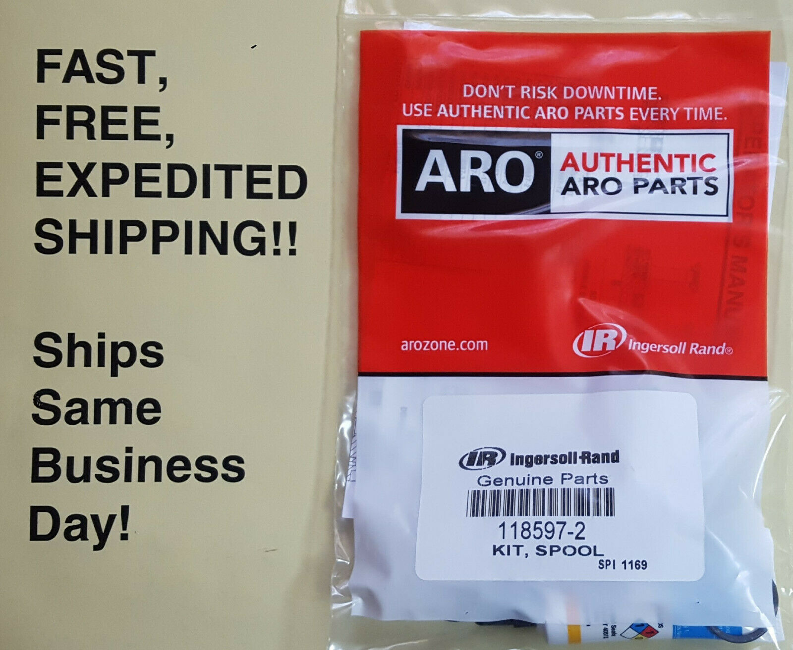 Aro 118597-2; Get It Fast - Free Same Day Shipping! Factory Fresh!