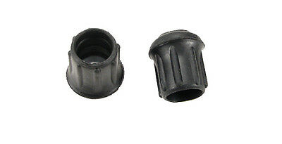 2 Pack Steel Reinforced  7/8" Rubber Tips- Cane, Crutch Or Chair Ctr-875-b