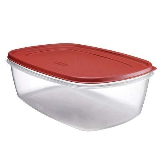 Rubbermaid  Easy Find Lids  2.5 Gal. Food Storage Container Red