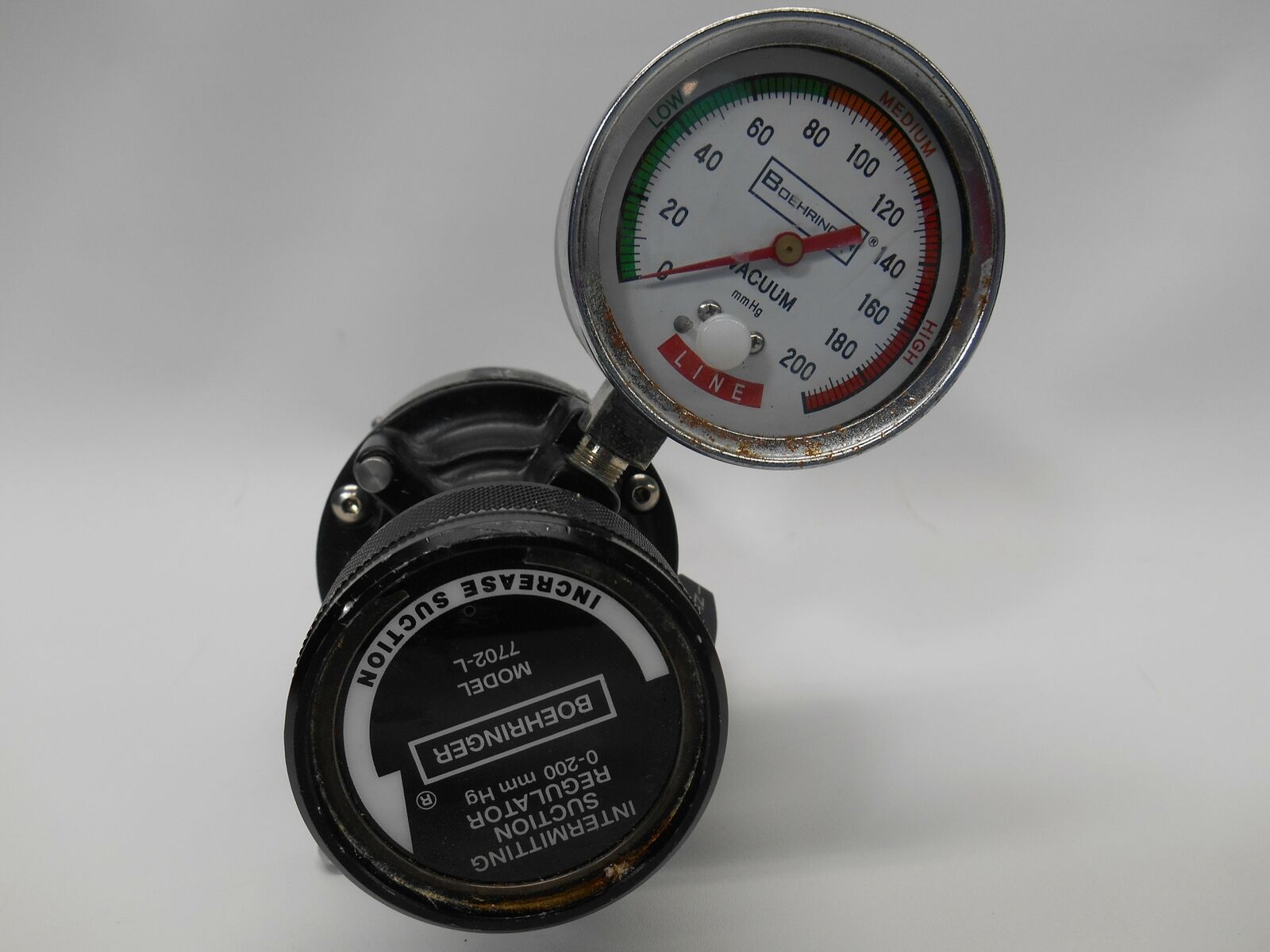 Boehringer 7702-l Intermittent Vacuum Suction Regulator