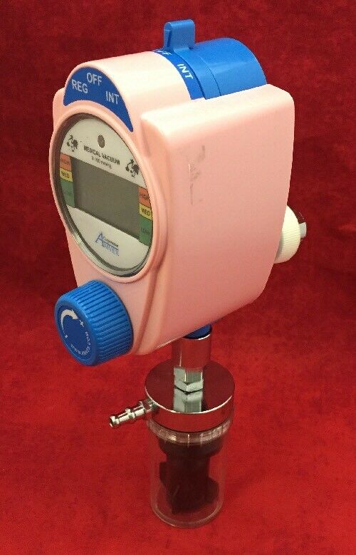 Amvex Vacuum Regulator 0-160 Mmhg Digital Pink W/trap Type # 2 See Listing