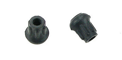 2 Pack Steel Reinforced  1/4" Rubber Tips- Cane, Crutch Or Chair Ctr-250-b