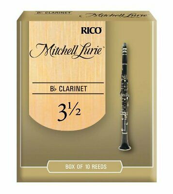 Mitchell Lurie Bb Clarinet Reeds, Strength 3.5, 10-pack
