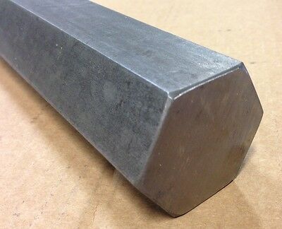 2" Thick X 10" Long New 1215 Steel Hex Bar Iron Metal Stock